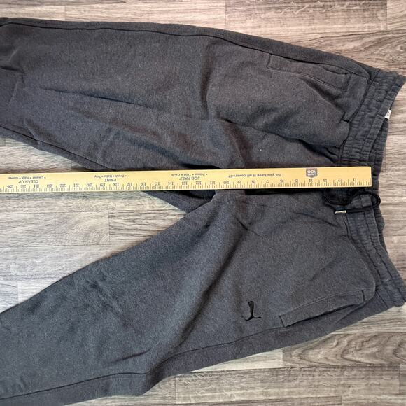 PUMA Fleece Sweatpants Gray Essentials Logo Joggers Men’s XL Drawstring Pants - Picture 7 of 7